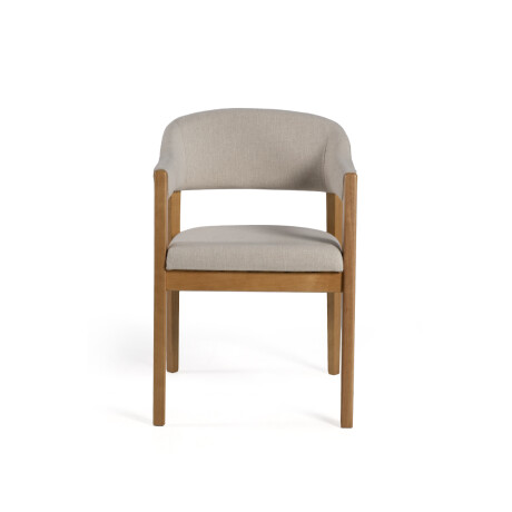 Silla Vogue Liz con Brazo - Tela Rústica Rustico beige (4F)
