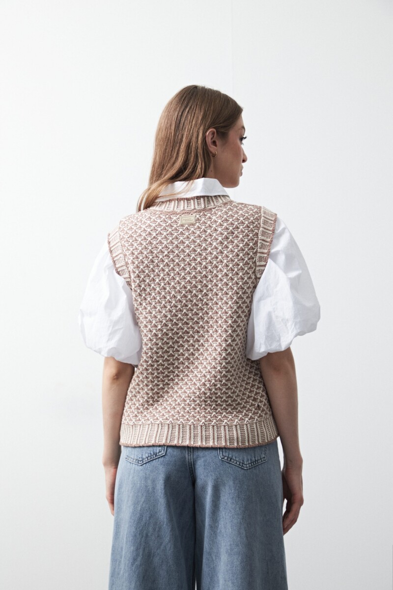 CHALECO ADELA Café