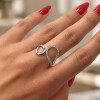 Anillo Nita de Oro Blanco 18k con Brillantes. Anillo Nita de Oro Blanco 18k con Brillantes.
