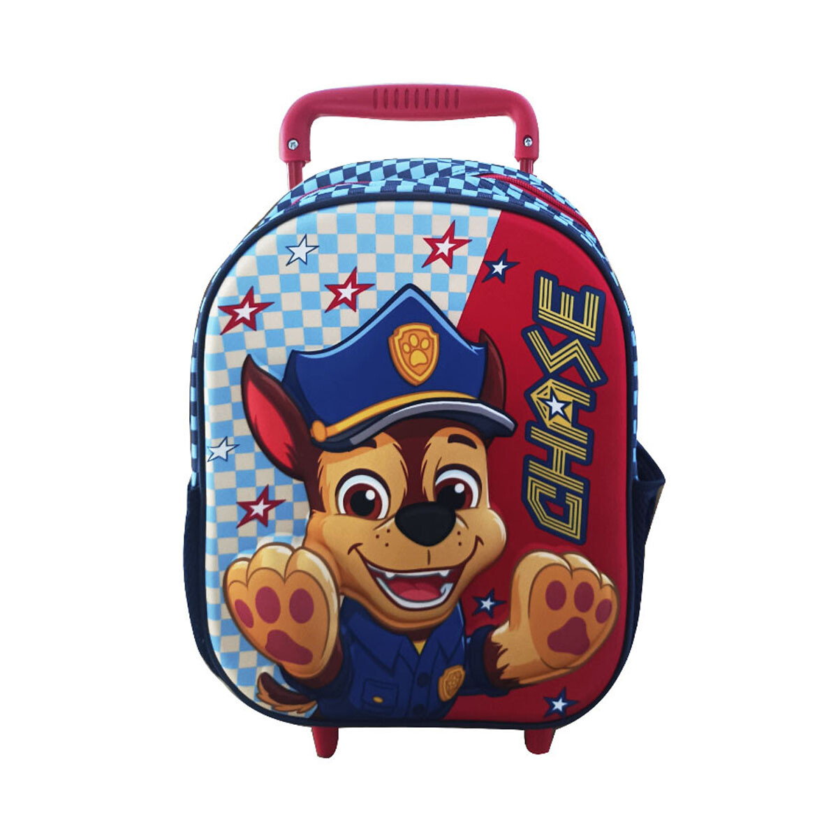 MOCHILA CARRO 30 CM 3D TAFETA PAW PATROL V CHASE 