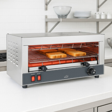 Gratinador Eléctrico Horizontal de Acero Inoxidable Gratinador Eléctrico Horizontal de Acero Inoxidable