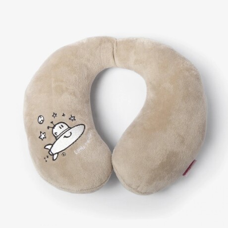 Almohadilla de viaje para niños beige