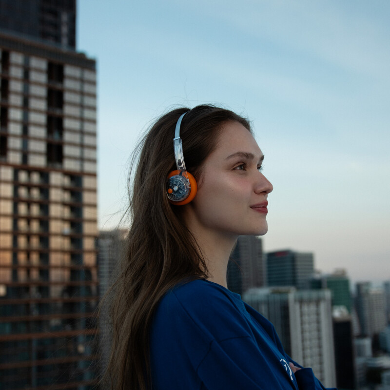 Mondo Freestyle Headphone - Transparent Mondo Transparente