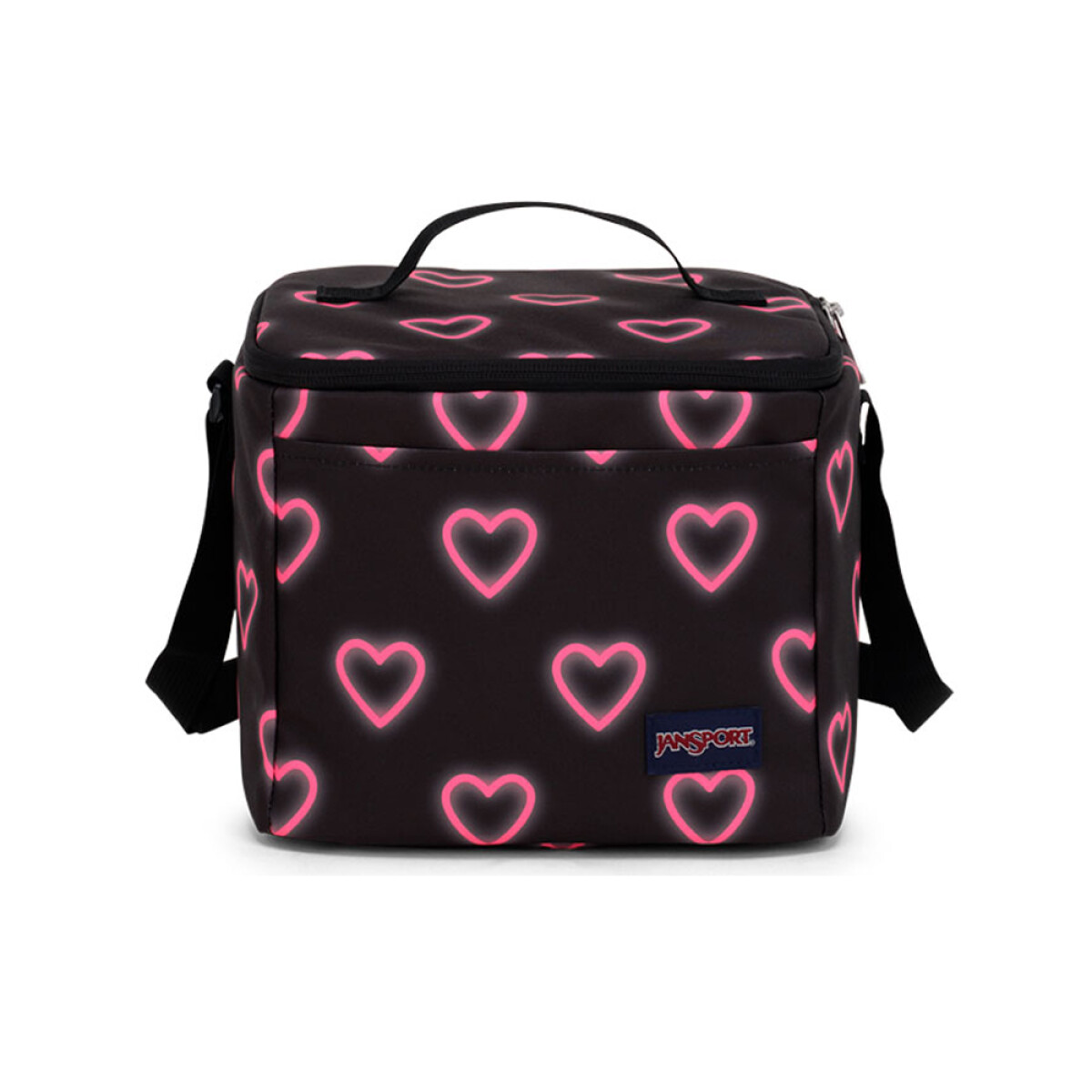 Lonchera Térmica Super Snack - Happy Hearts Black 