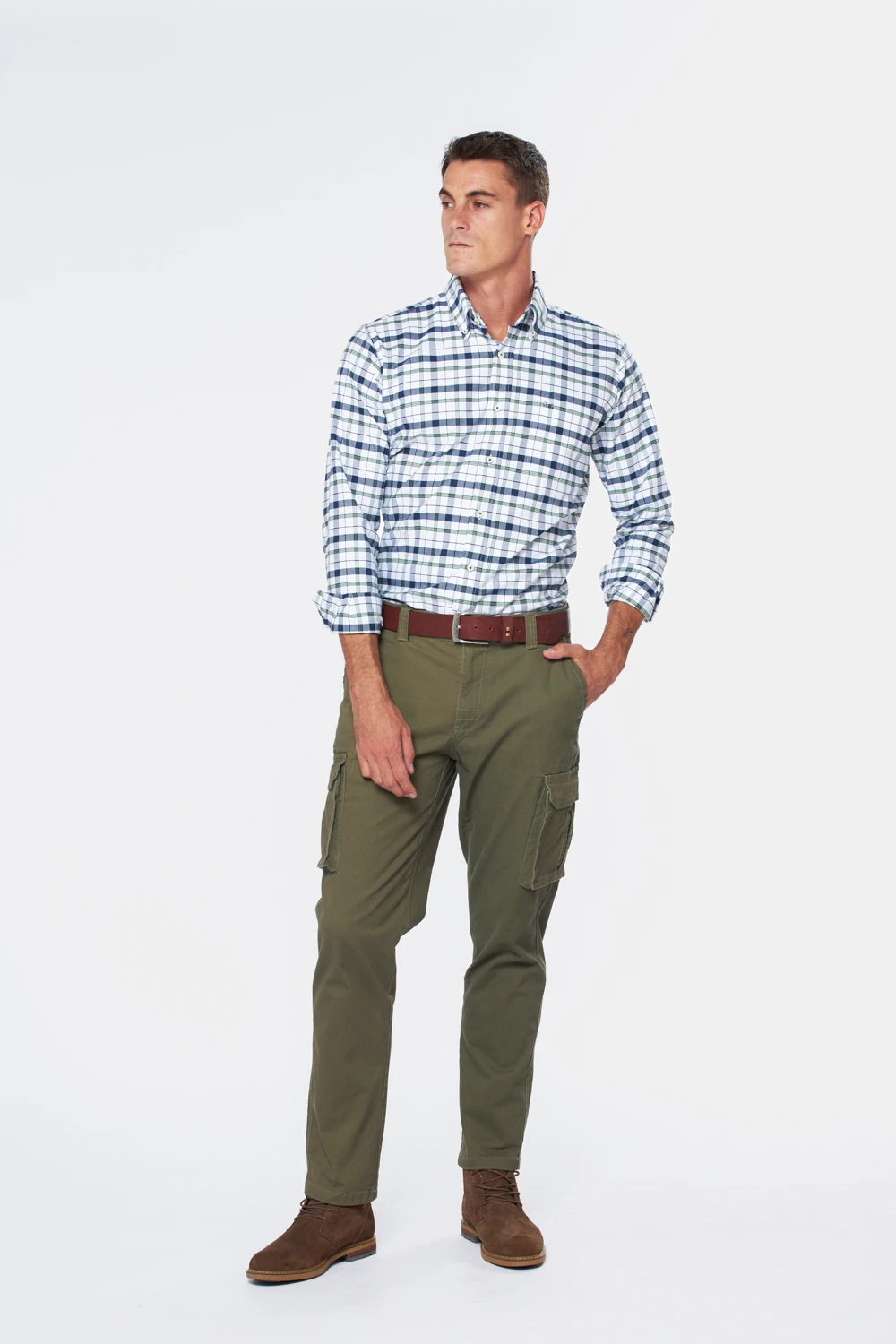PANTALON CARGO Verde