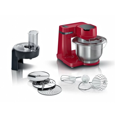 Robot de Cocina Bosch MUMS2ER01 Rojo 700W con Accesorios Abollado Leve 001