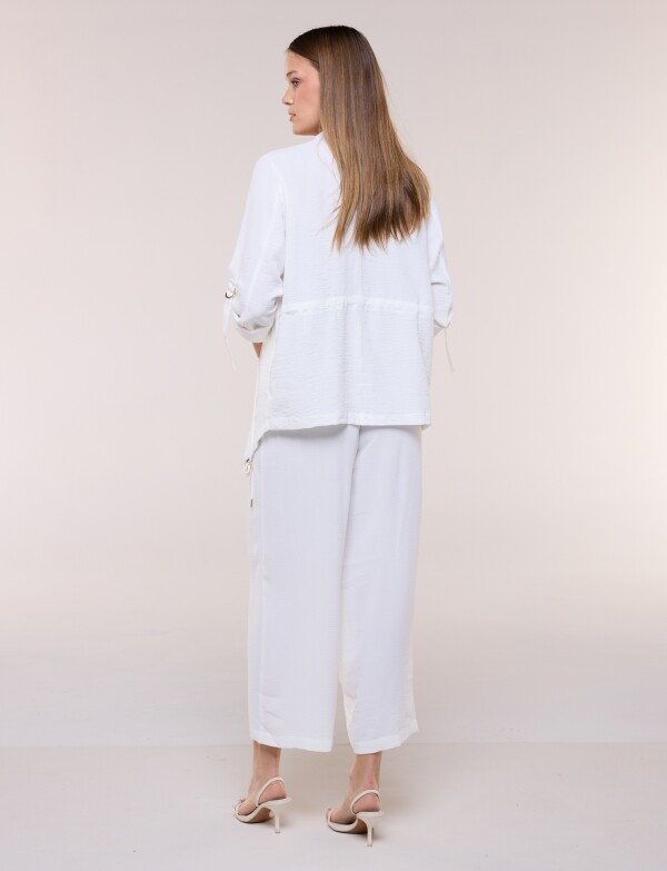Chaqueta Cintura Ajustable CRUDO