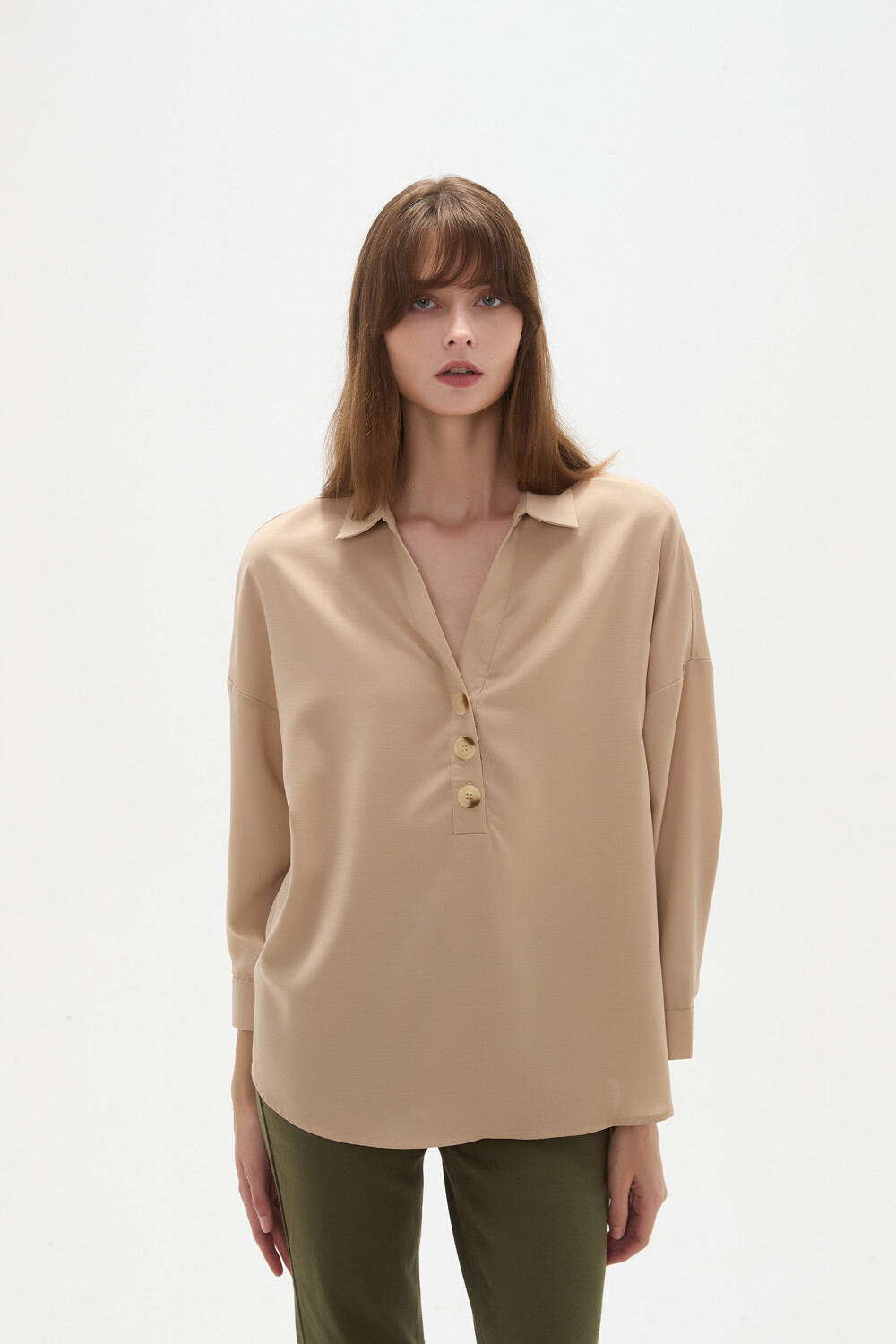 Blusa Kansas Taupe Claro