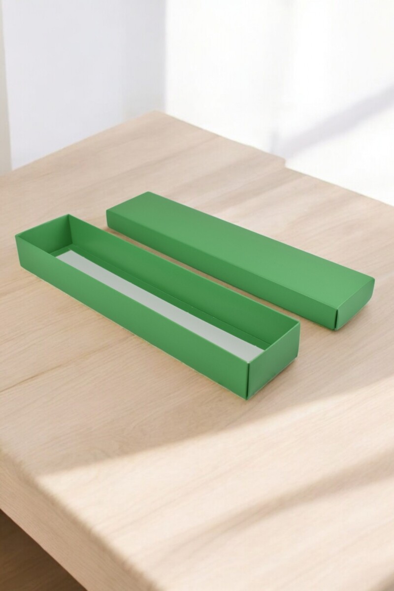 Caja eco 12 - 7x32x4 cm - VERDE BENETTON 