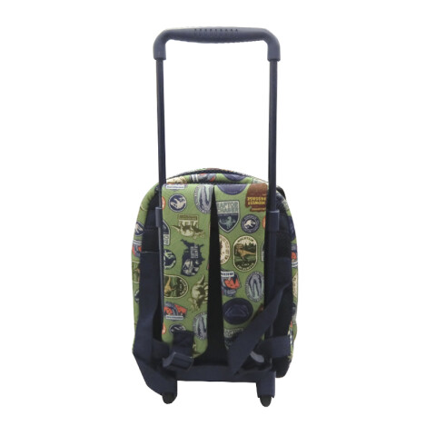 Mochila Infantil Jurassic Wold con Carro Neopreno Chica 27 x 21 cm U
