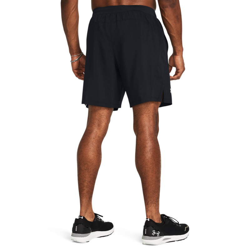 UA LAUNCH 7'' SHORTS-BLU BLK-001