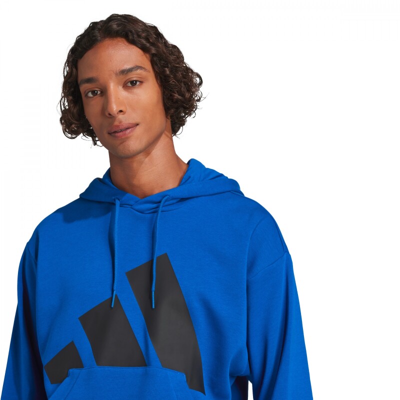 Abrigo Essentials Big Logo French Terry Hoodie de Hombre Azul