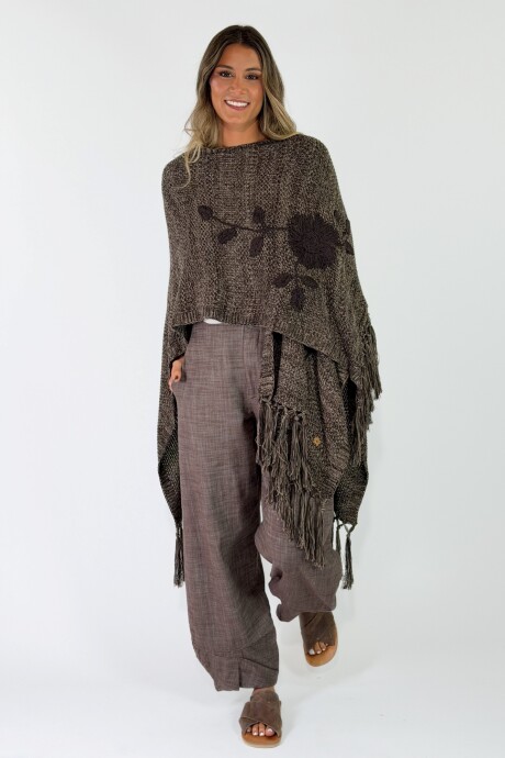 RUANA ARRAIAL Marron