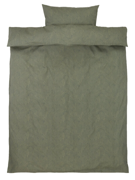 Juego funda nórdica TONE 155x220 verde Juego funda nórdica TONE 155x220 verde