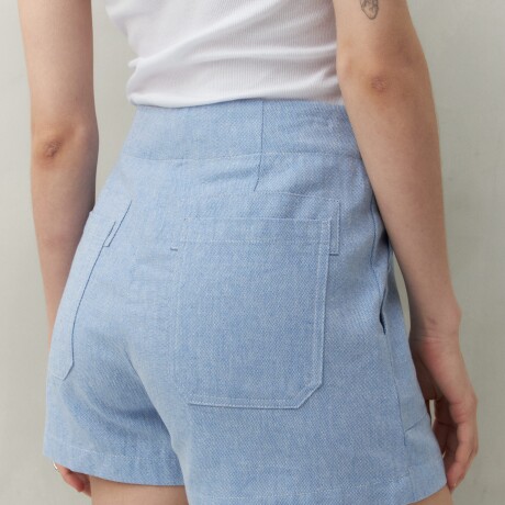SHORT NILS Azul Melange
