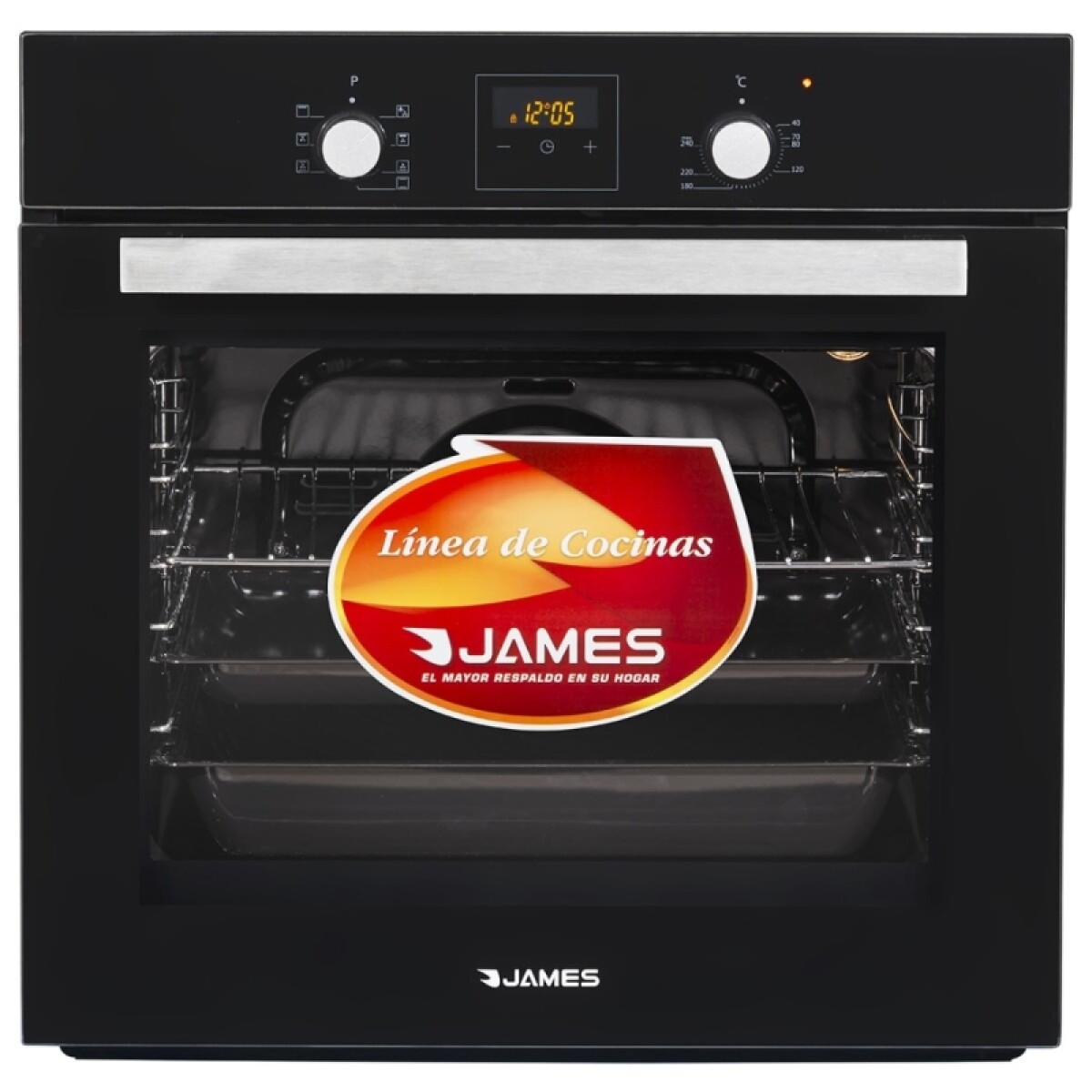 Horno Empotrar James Negro Digital Hee-bkd 
