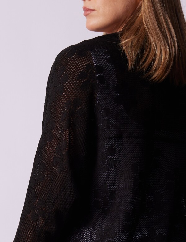 Cardigan Tejido NEGRO