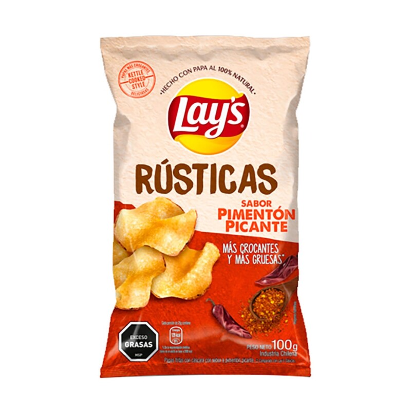 LAYS RUSTICAS PIMENTON PICANTE 100G Lays Rusticas Pimenton Picante 100g