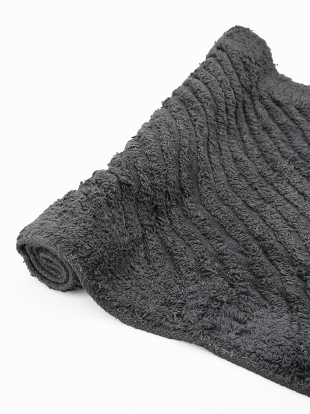 ALFOMBRA DE BAÑO COTTON GRIS (V)