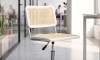Silla de Escritorio Simil Rattan Blanco