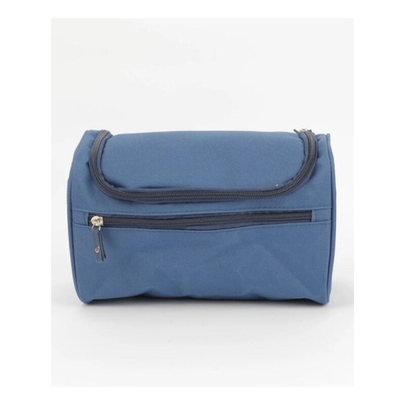 Necessaire de viaje Canva clásico con bolsillos Azul marino