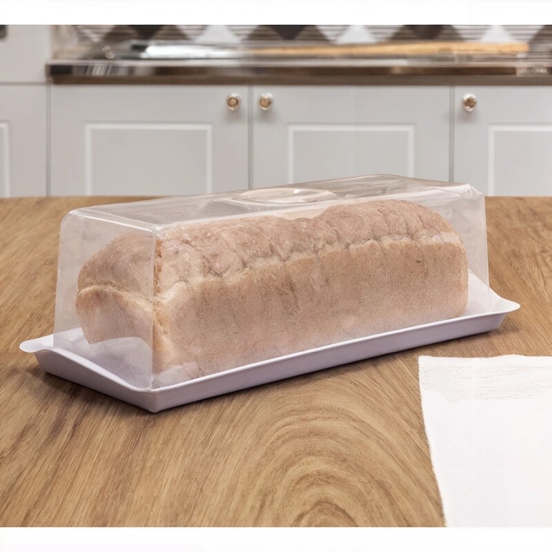 Panera rectangular de acrílico TRANSPARENTE