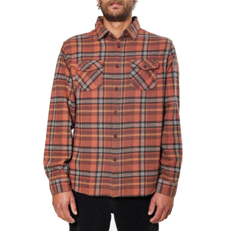Camisa Katin Vincent Flannel Rojo