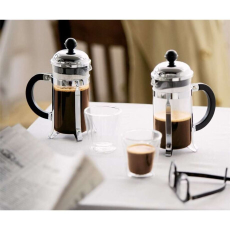 Cafetera 350Ml 3 Tazas Chambord Bodum Acero/Negro