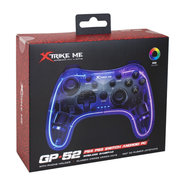 Joystick Xtrike Me Inalambrico Ps3 Ps4 Ios Pc Con Luces Joystick Xtrike Me Inalambrico Ps3 Ps4 Ios Pc Con Luces