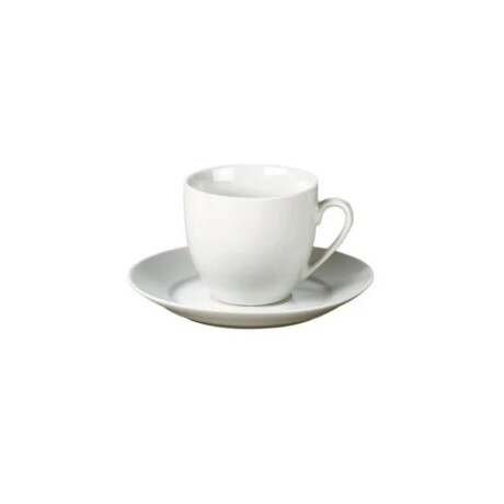TAZA DE TE CON PLATO BLANCO PORCELANA SELECTA TAZA DE TE CON PLATO BLANCO PORCELANA SELECTA