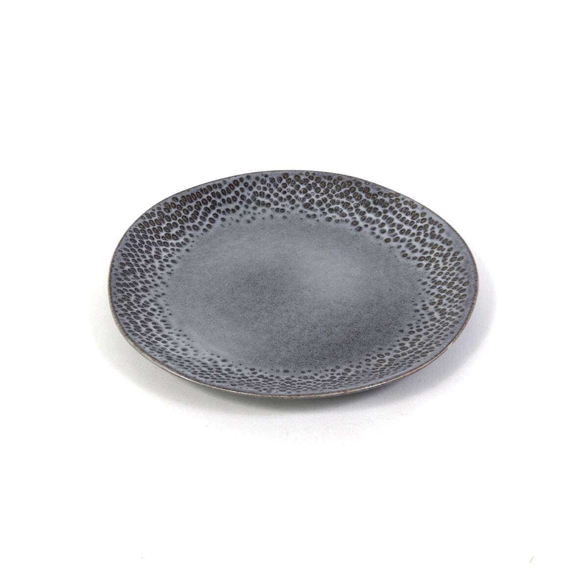 PLATO PLAYO CERAMICA GRIS COMB 28CM 