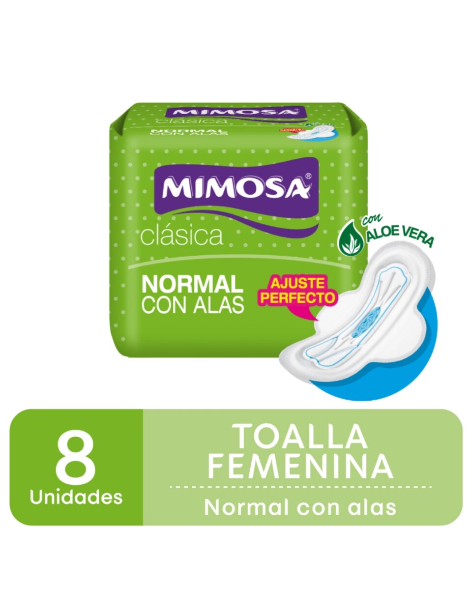 Mimosa Toallitas Clásicas x8 – Suavidad y Cuidado Diario