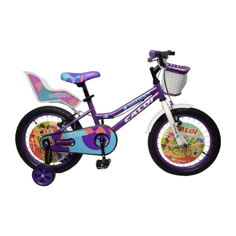 Bicicleta Caloi New Totica Aro 16 Lila Bicicleta Caloi New Totica Aro 16 Lila