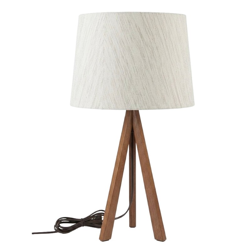 LAMPARA IMBUIA CUP BEIGE CL COMB/MARRON P/MESA Unica