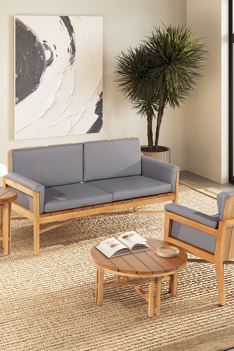 LACUNA MC MESA DE CENTRO LACUNA 70x70x35CM JATOBA