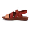 Country Sandalia Dama Casual C/dos Tiras Y Pulsera S/baja Durazno-coral