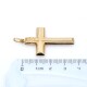 Cruz en oro 18k bombe 2,6 x 3,6 mm aprox Cruz en oro 18k bombe 2,6 x 3,6 mm aprox