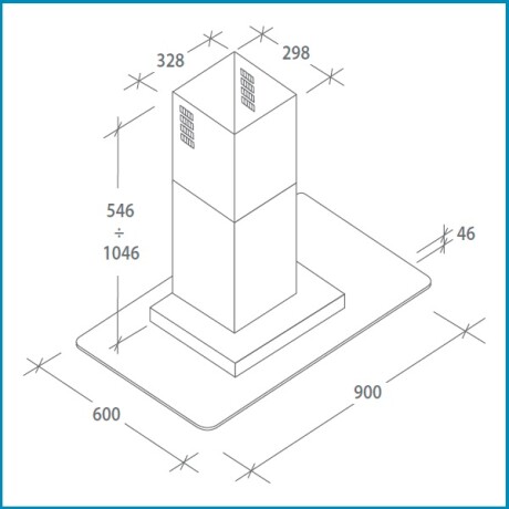 Campana de Isla Candy CMBI970LX Campana de Isla Candy CMBI970LX