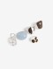 Sets Anillos Color Set De Anillos Mix - Plateado Niquel