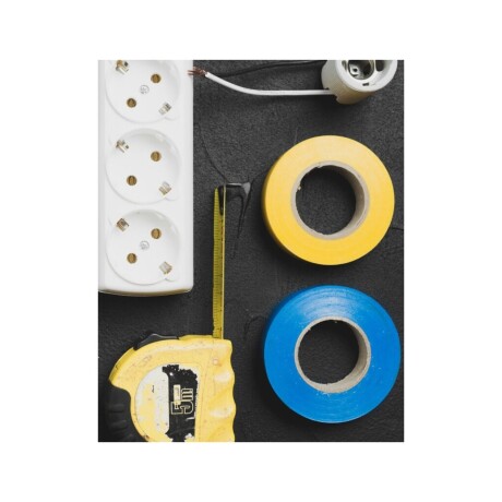 Set Ingco de 10 rollos de cinta aisladora multicolor Set Ingco de 10 rollos de cinta aisladora multicolor