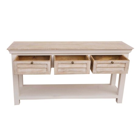 CONSOLA MADERA-DE-MANGO NATURAL-BEIGE COSTA NATURAL BLANCO