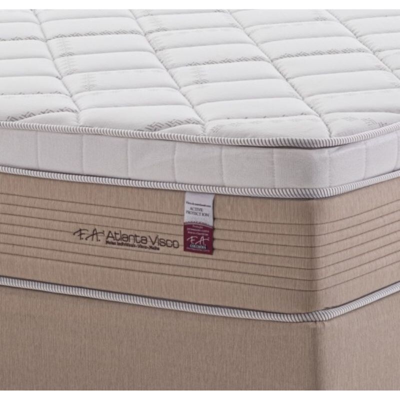 Somier Atlanta Visco Queen 158x198x67