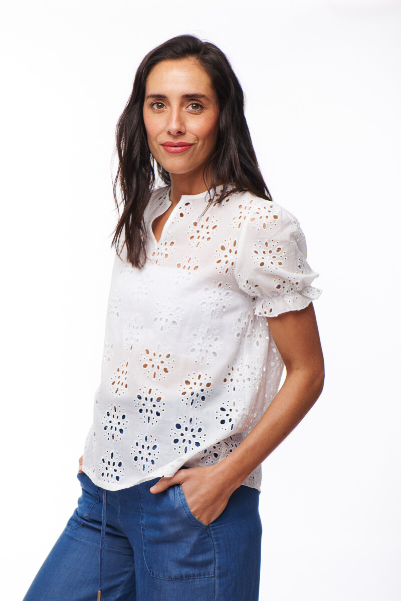 BLUSA CAYETANA BLANCO