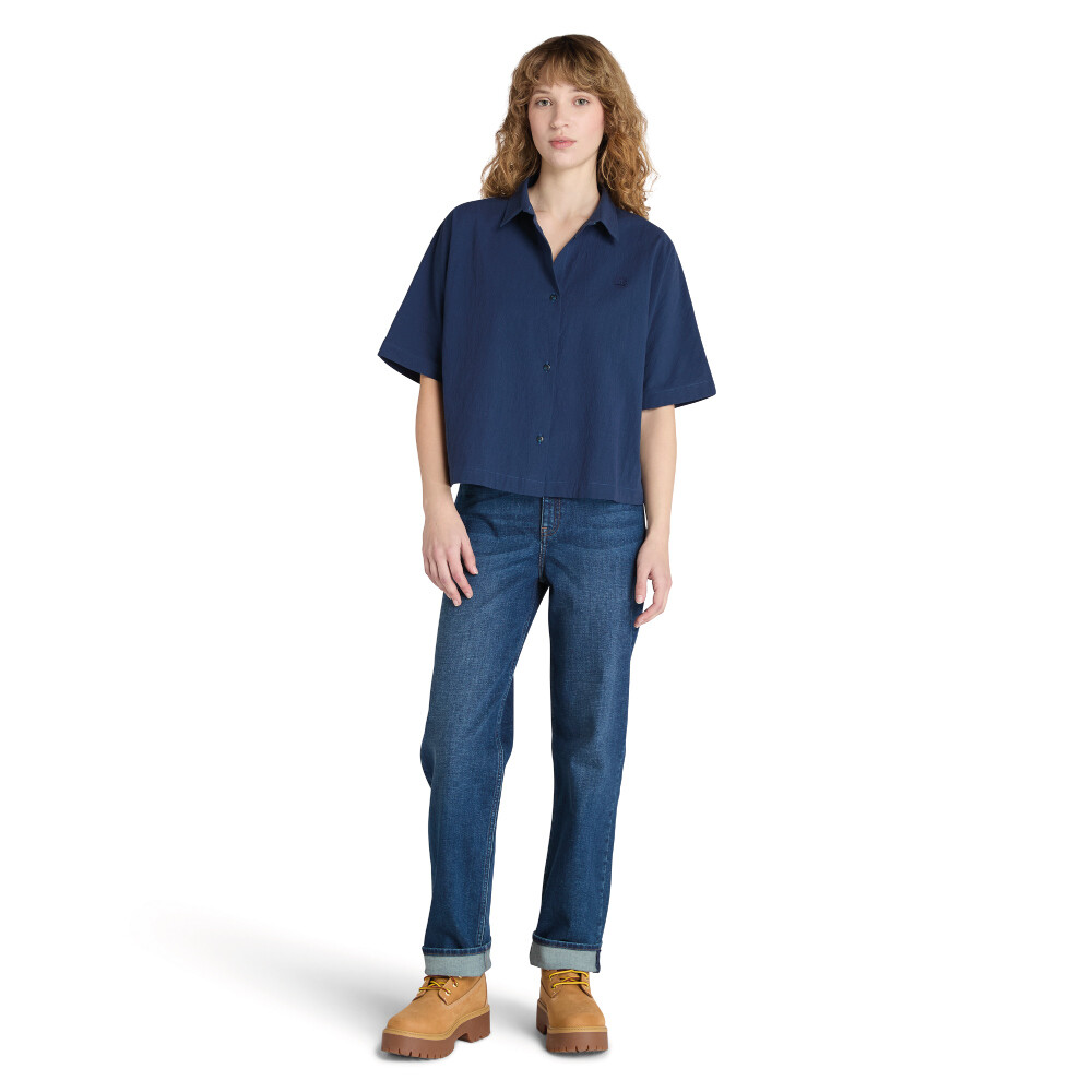 Jean Straight Mujer Slate Blue