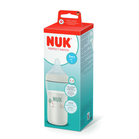 Mamadera NUK Perfect Match con Tetina de Silicona Flujo Medio 260ml Mamadera NUK Perfect Match con Tetina de Silicona Flujo Medio 260ml