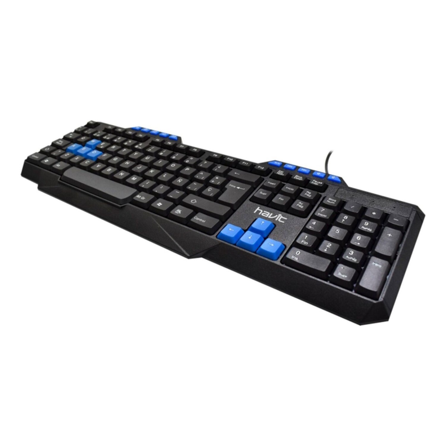 Teclado mecánico Havit, teclado compacto con cable para PC con
