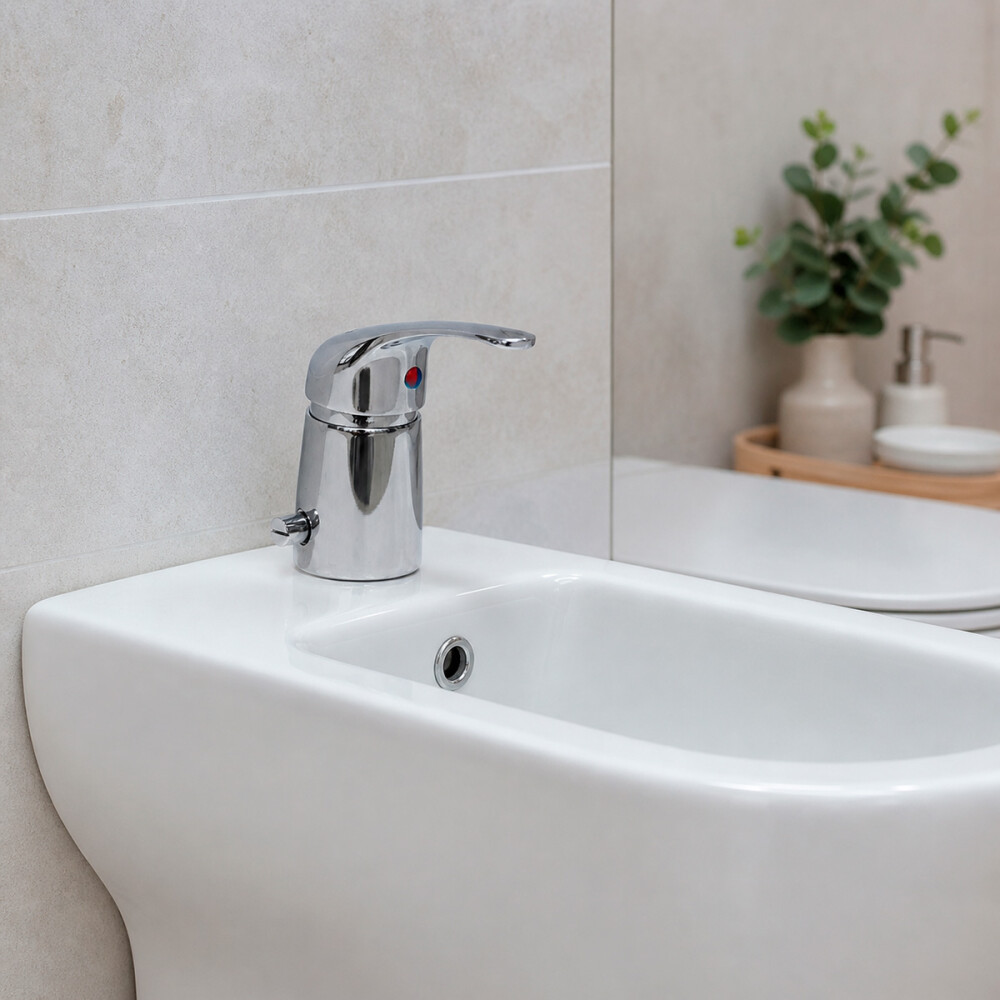 GRIFERÍA DE BIDET CON TRANSFERENCIA MODELO GAVILAN - CROMO Grifería De Bidet Con Transferencia Modelo Gavilan - Cromo
