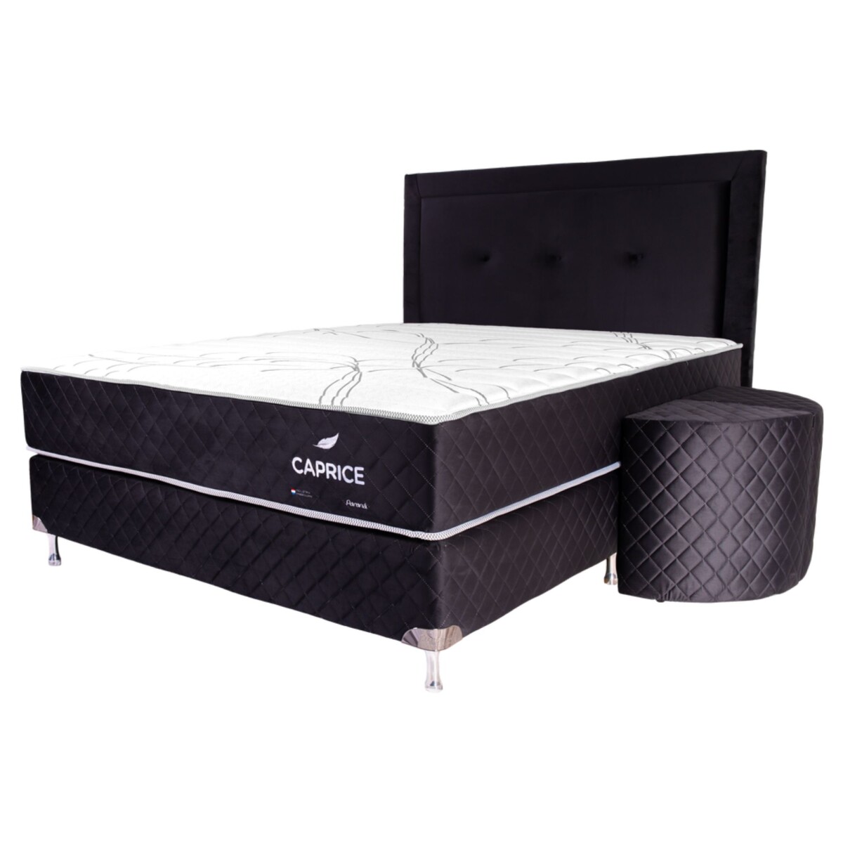 Somier Completo Parana Caprice 140x190 Negro 