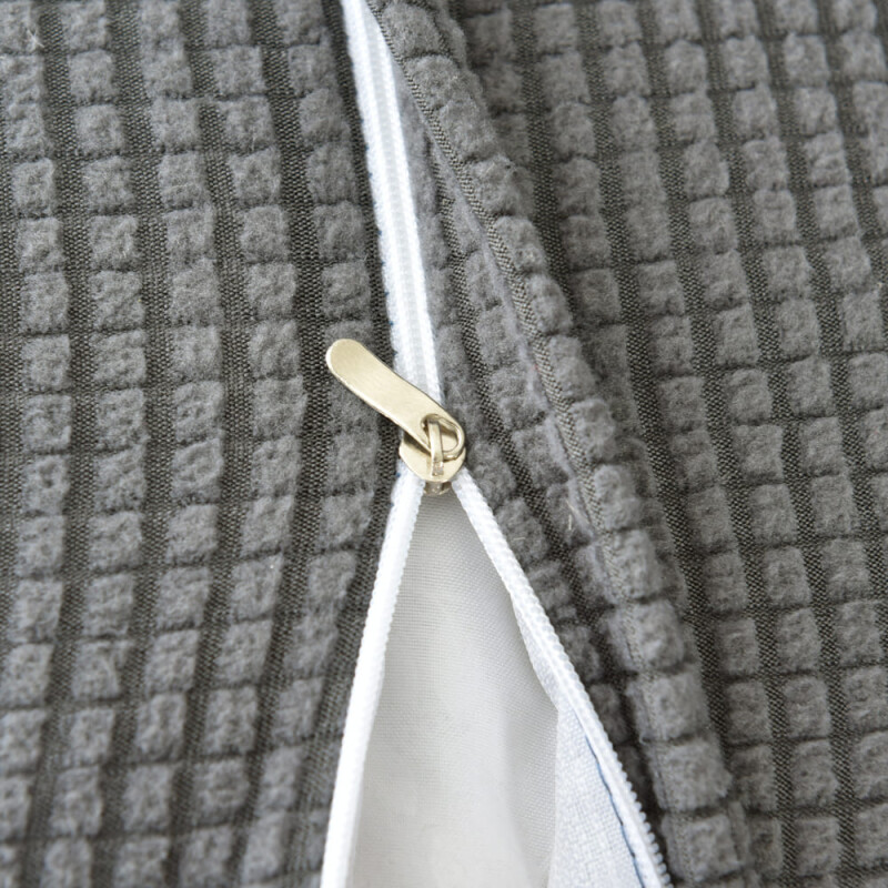 Funda sillón 5 cuerpos lisa gris