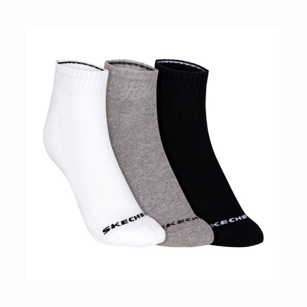 Medias QTR Crew 3 Pares Multicolor